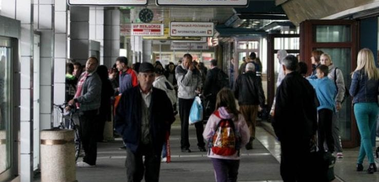 belgrade bus station inside