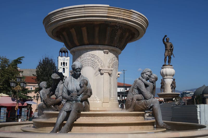 Statues in Skopje