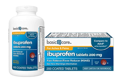 Comprimés d'ibuprofène de soins de base 200 mg