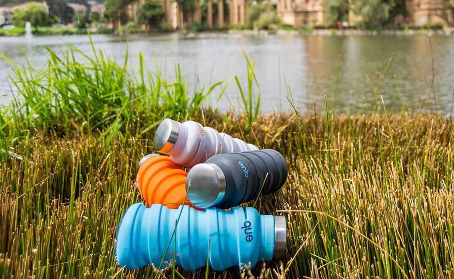 Bouteille d'eau pliable